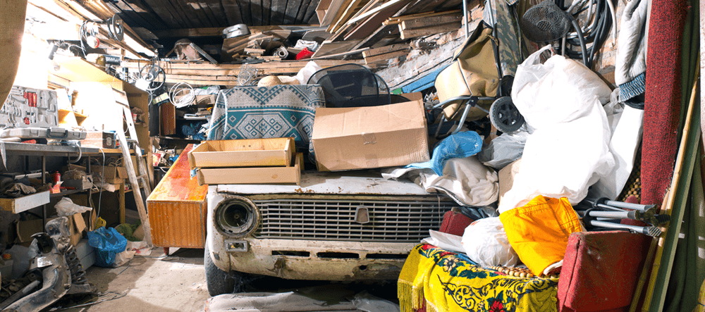 Messy garage