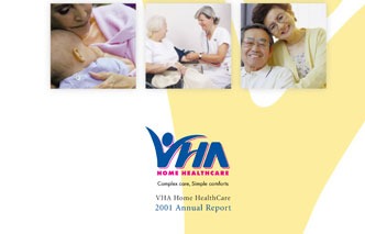 Thumbnail of VHA's 2001 annual report cover