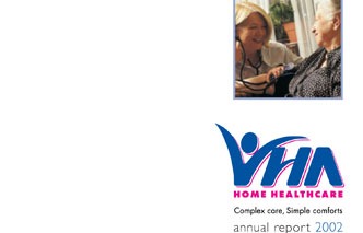 Thumbnail of VHA's 2002 annual report cover