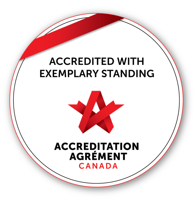 Accredited with Exemplary Standing - Accreditation Canada Logo