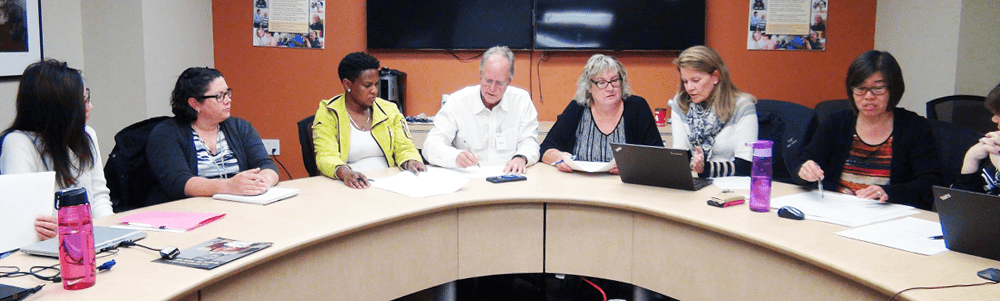 VHA's Palliative Steering Committee during a meeting in 2017