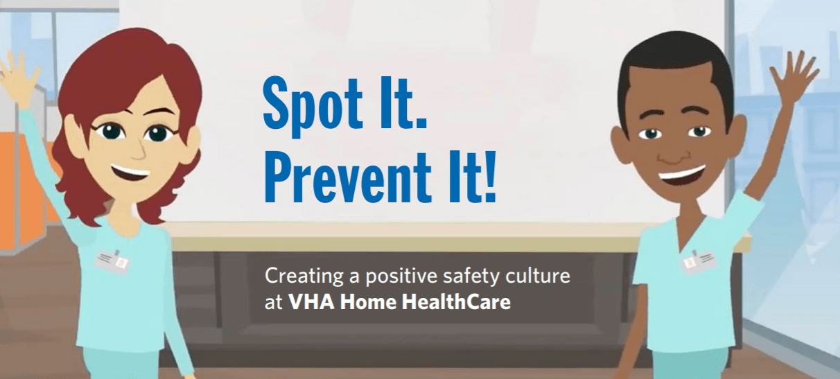 Featured image for “HIROC Connection: “Spot It. Prevent It! Creating a positive safety culture at VHA Home HealthCare” (p. 12)”
