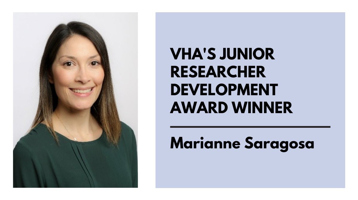 2020 Junior Researcher winner, Marianne Saragosa