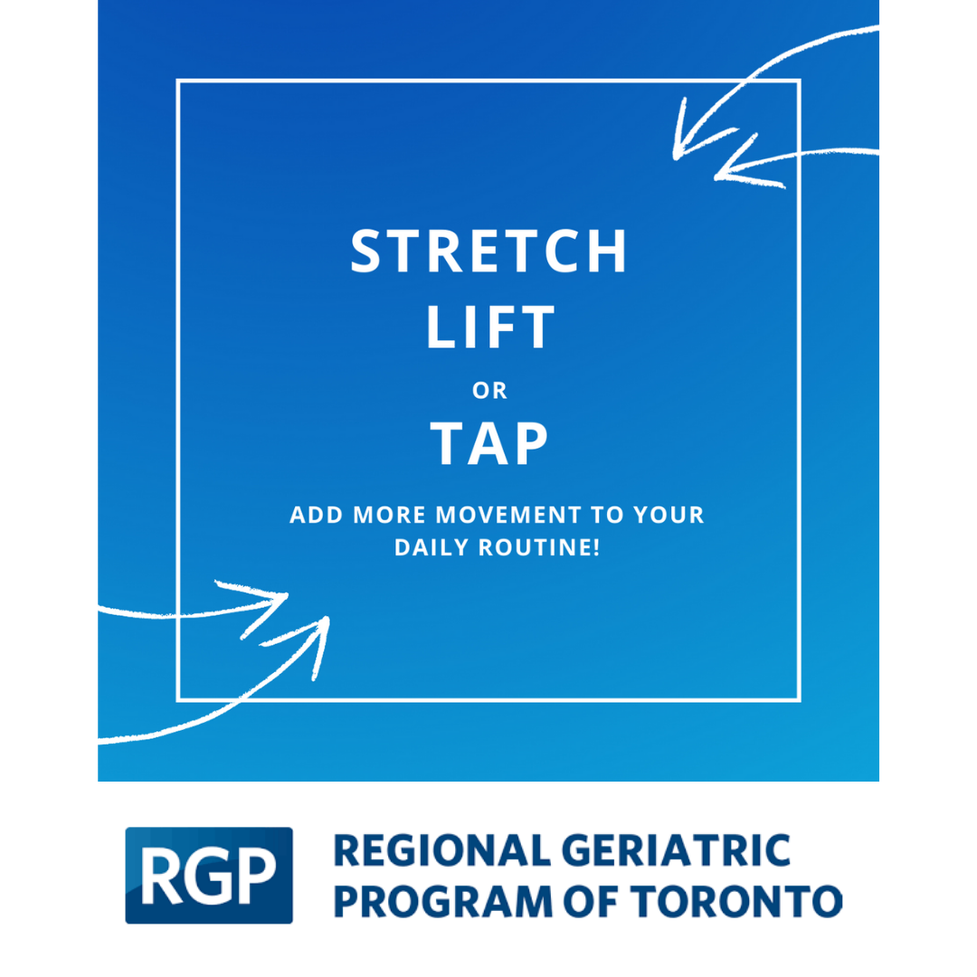 Stretch, Lift or Tap Program for Heart of Home Care 2021