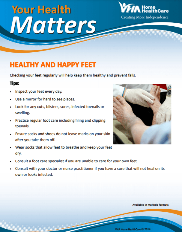 Thumbnail of the Your Health Matters, Healthy Feet, page