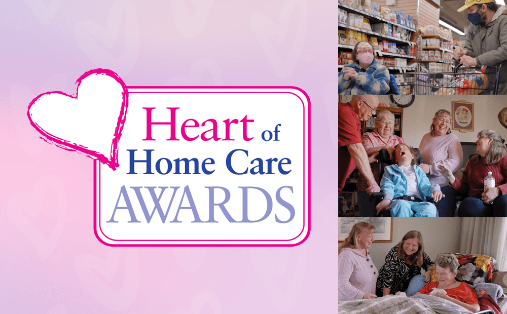 Heart of Home Care Awards logo featuring the 2021 Winners