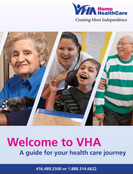 Cover of VHA Welcome Kit booklet