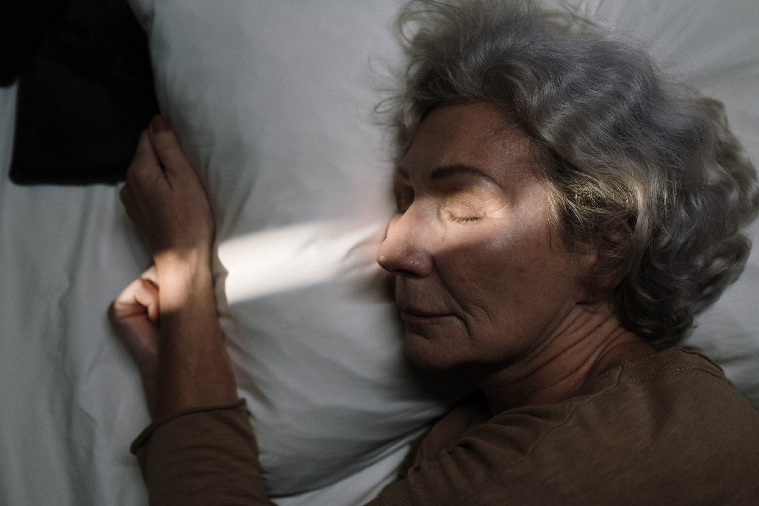 elder women sleeping