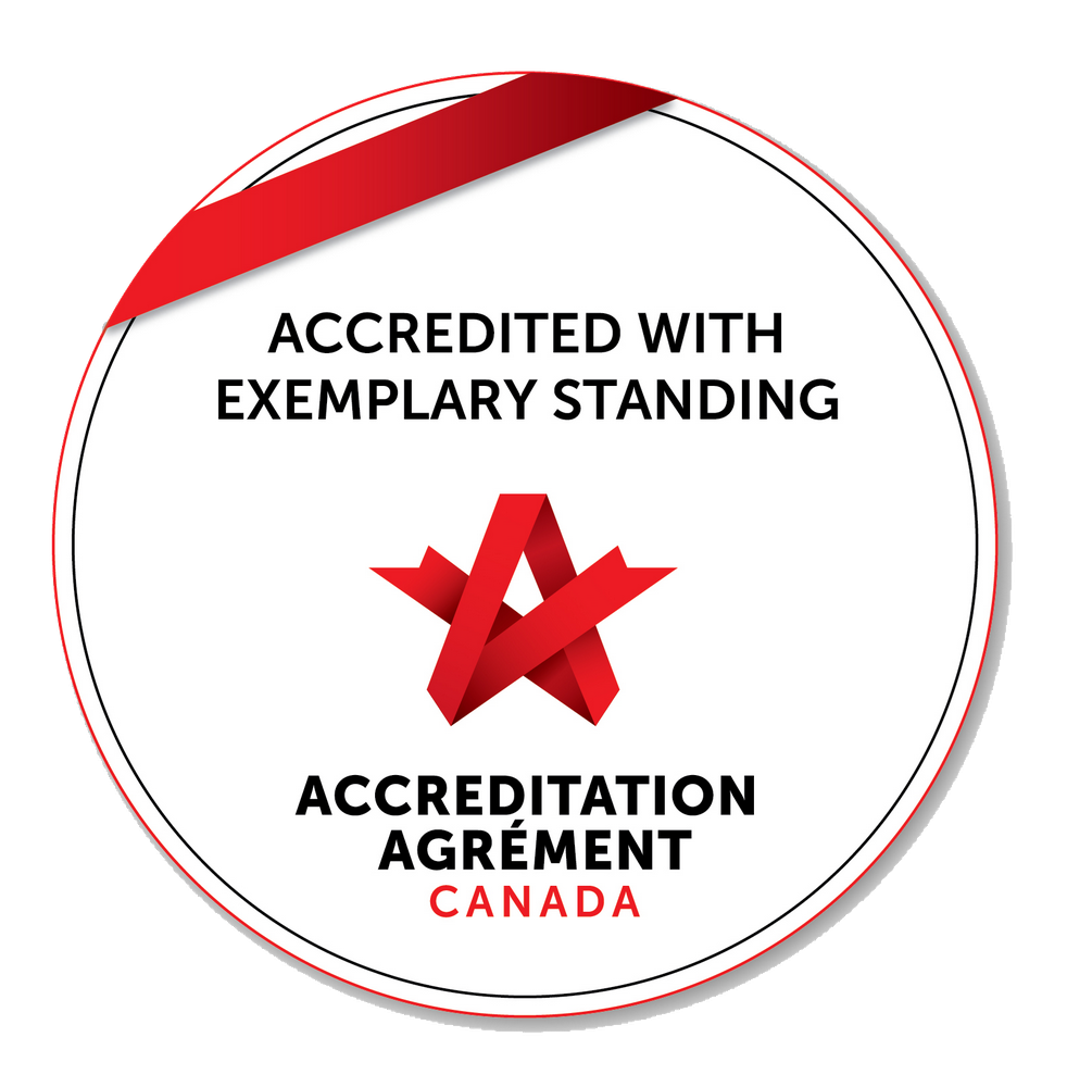 Logo of Accreditation Canada's Exemplary Standing Seal
