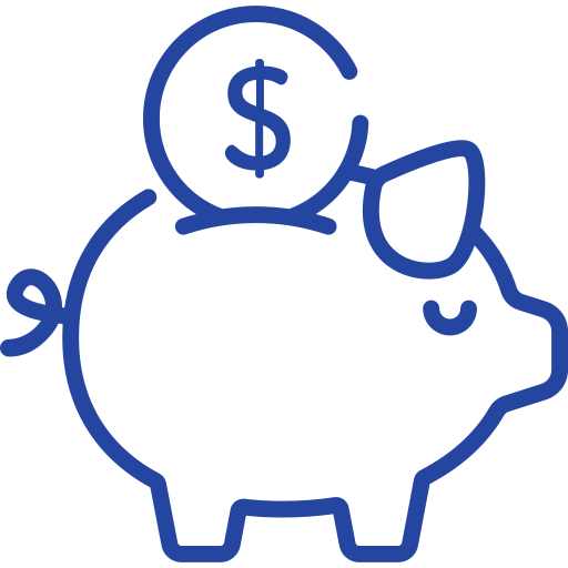 piggy bank saving icon
