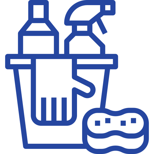 Icon of cleaning supplies