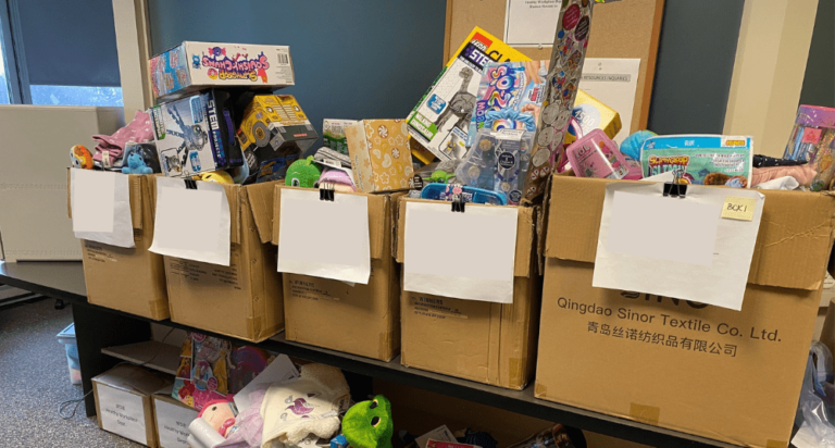 Holiday Drive donations