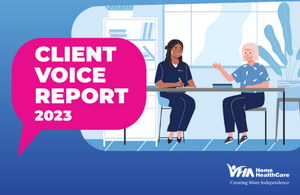 Thumbnail of 2023 Client Voice Report cover