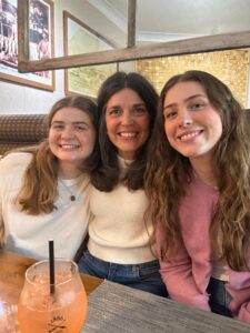 Judith Apps with her daughters