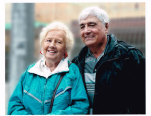 Mike Vince with his wife Corinne