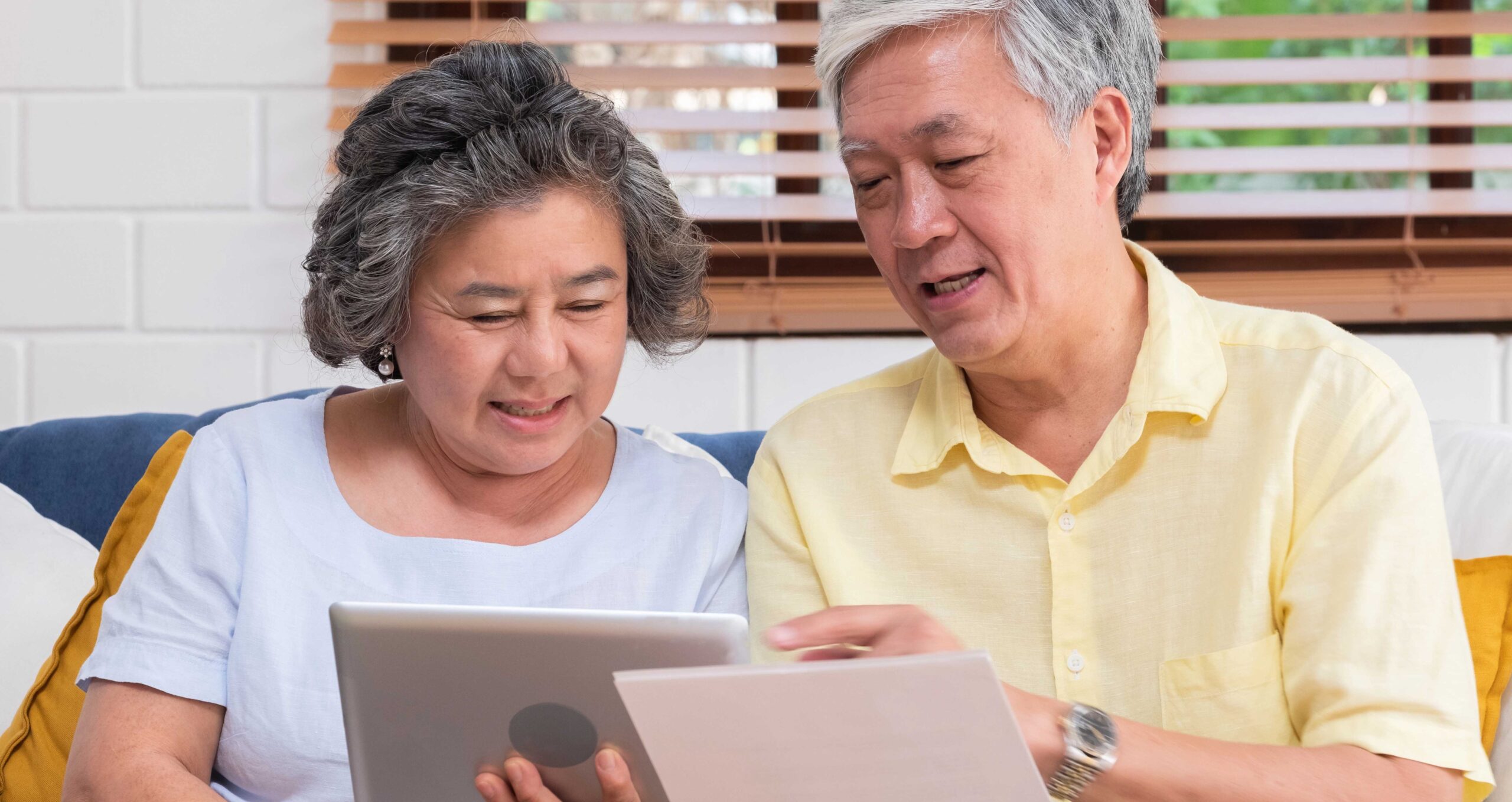 Seniors searching online