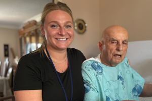 Occupational Therapist with client