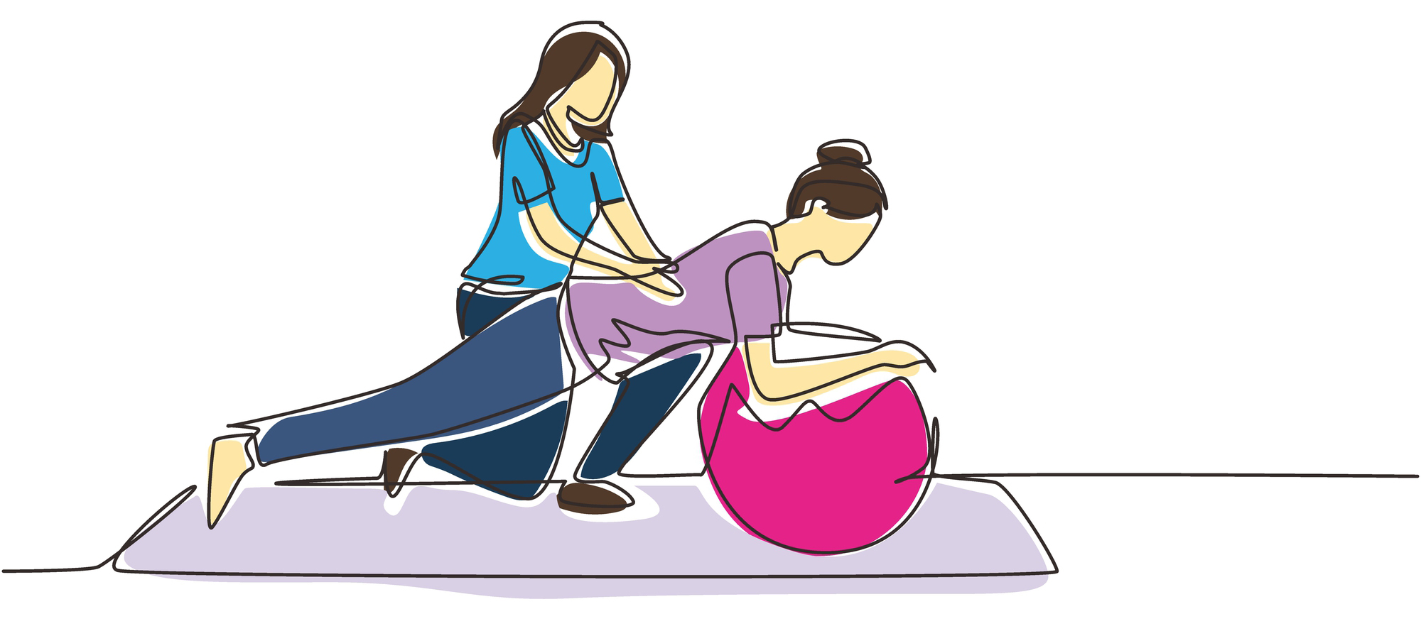Physiotherapy image - female